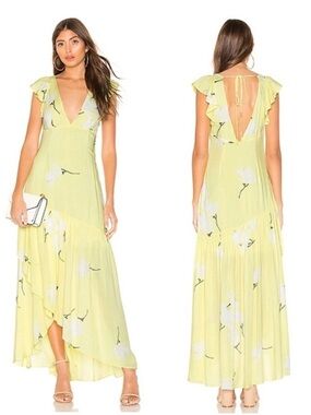 chinese dress ladies Brylie velvet maxi dress – Line & Dot